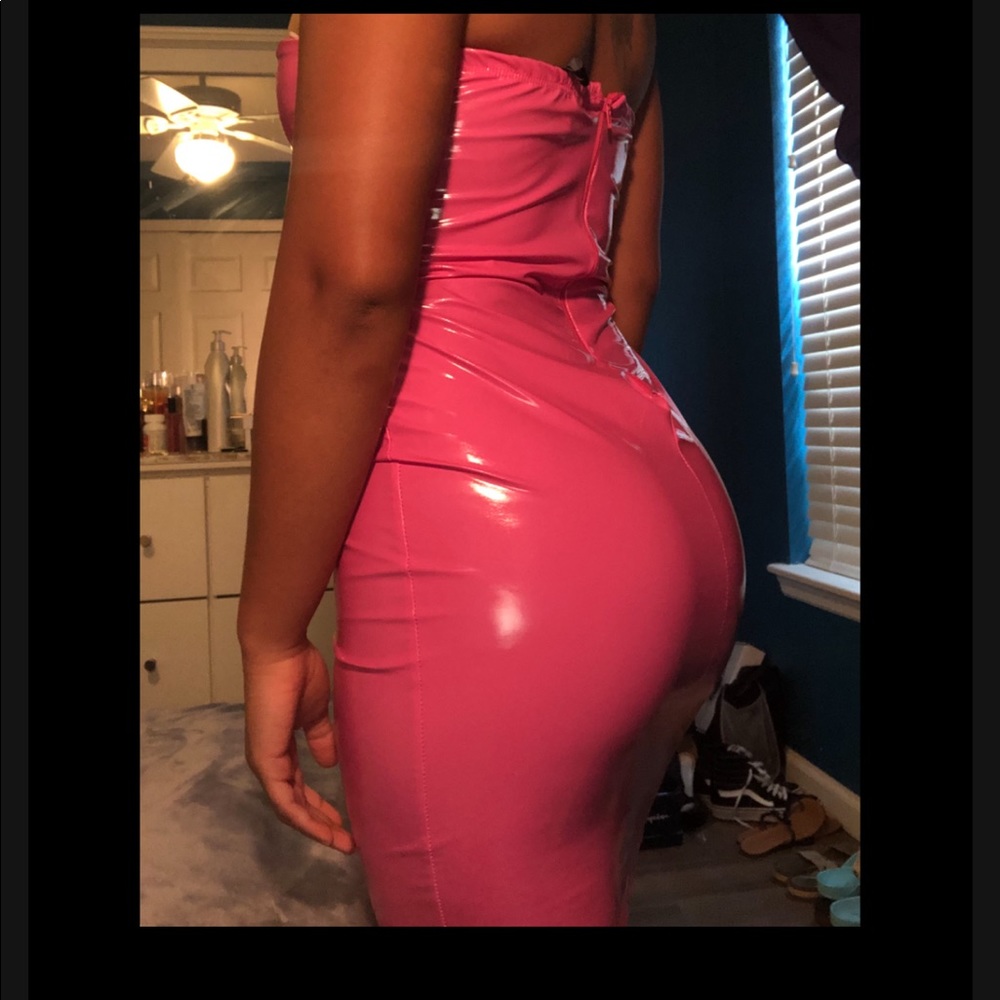 Latex Pink Dress